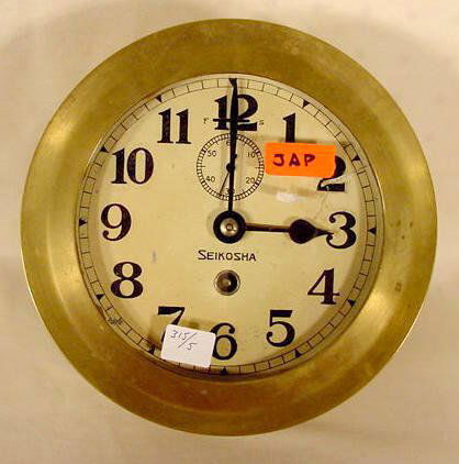1864A Seikosha Japanese Ships Clock NR