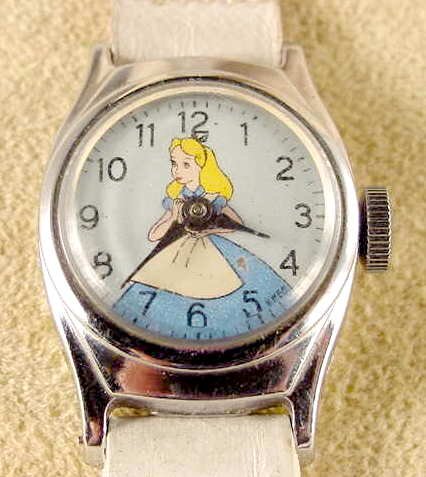 alice in wonderland wrist watch