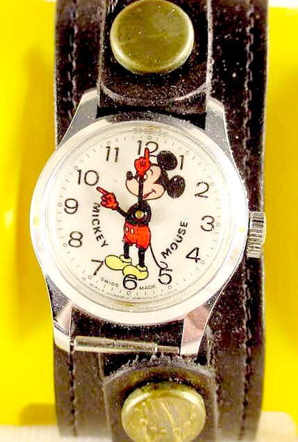 Vintage bradley clearance mickey mouse watch