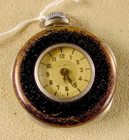 1939 New Haven Lone Ranger Pocket Watch NR: Please be sure to view the other 200+ quality watches in this auction 1939 New Haven Lone Ranger pocket watch Ticking. Wear & brassing to case. Crystal yellowed. Special Note: If watches are noted as
