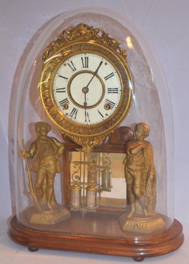 Ansonia Crystal Palace No. 1 Extra Shelf Clock: T&S (1 of 5)