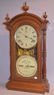 Seth Thomas Walnut Fashion No. 3 Double Dial Calendar