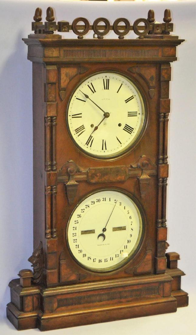 Seth Thomas Calendar No. 10 Shelf Clock: Time and Gong (1 of 5)