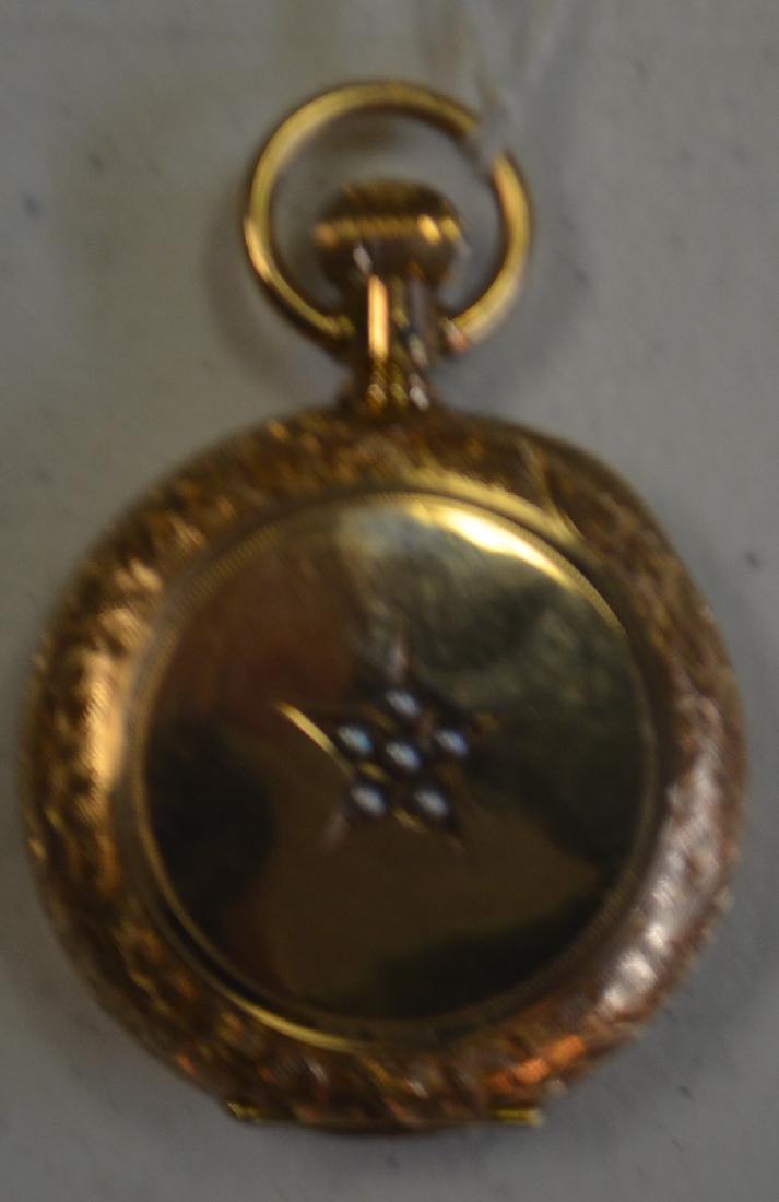 Elgin National 14K Hunting Case Ladies Pocket Watch (1 of 6)