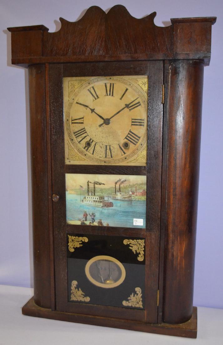 Antique Marsh, Williams & Co. Weight Driven Clock (1 of 7)