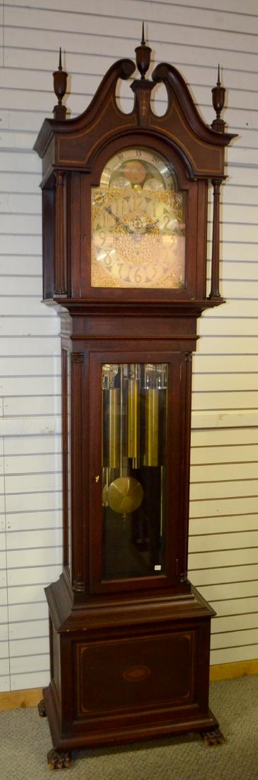 9 Tube Herschedes Tall Case Clock (1 of 8)