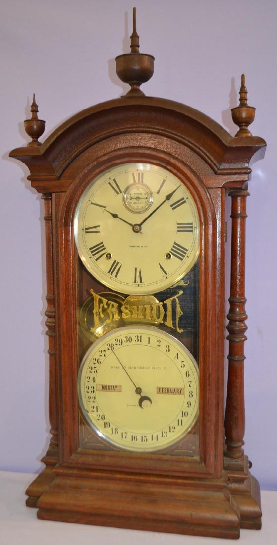 Antique Seth Thomas Fashion Double Dial Clock