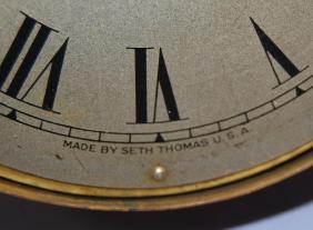 Seth Thomas No. 10 Ships Clock with Navy Label