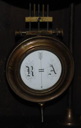 Gothic Style Shelf Clock with RA Pendulum