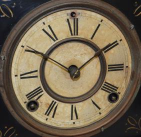 Ansonia Enameled Iron Shelf Clock