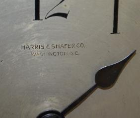 German Mahogany T&S Shelf Clock