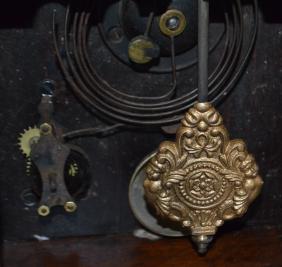 E. Ingraham Walnut Kitchen Clock