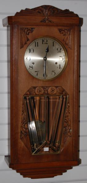 German Kienzle 2 Melody Oak Box Clock