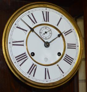 Ansonia Capitol Wall Clock w/Seconds Bit