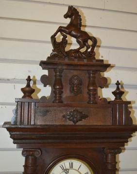 2 Weight Horse Top Vienna Regulator