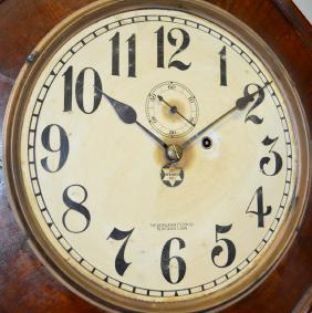 New Haven Mahogany Office #2 Wall Clock