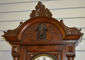 30 Day 1 Wt. Vienna Wall Clock with Lady Head