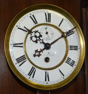30 Day 1 Wt. Vienna Wall Clock with Lady Head