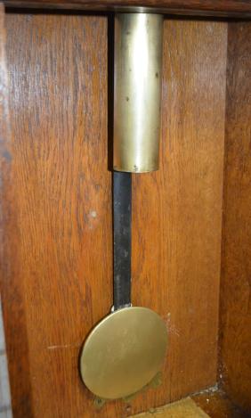 Oak Seth Thomas 1 Weight Octagon Top Wall Clock
