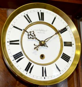 German 30 Day 2 Wt. Vienna Regulator Wall Clock