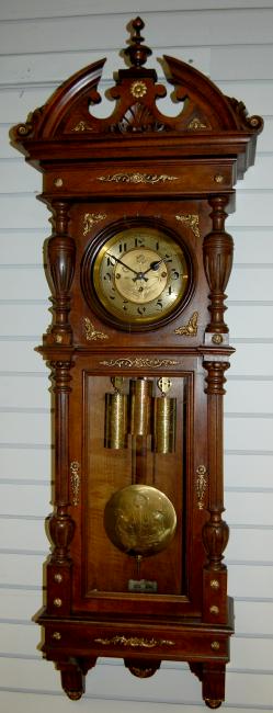 Early 3 Weight Vienna Regulator Wall Clock