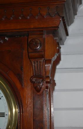Walnut French Pinwheel Jeweler’s Regulator