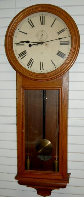 Oak Ansonia Colonel Clock