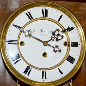 Gustav Gummert 3 Wt. Vienna Wall Clock