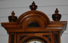 Ornate Walnut 2 Weight Vienna Wall Clock