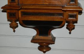 Ornate Walnut 2 Weight Vienna Wall Clock