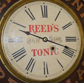 Advertising Reeds Tonic Cures Malaria Wall Clock