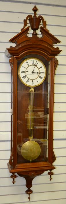 Walnut George Jones 30 Day Wall Clock