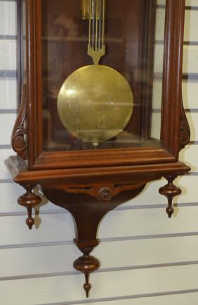 Walnut George Jones 30 Day Wall Clock