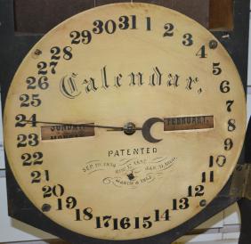 Antique Seth Thomas Office Calendar #4 Clock