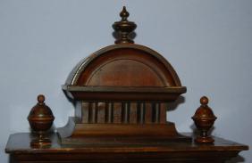 German F.M.S. Wooden Mantle Clock