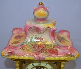 Ansonia Style Porclain Crystal Regulator No. 3