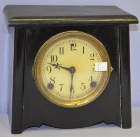 Sessions Enameled Chiming Shelf Clock