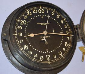 Chelsea U. S. Navy Bakelite Ship’s Clock