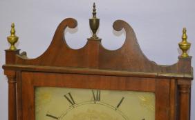 George Mitchell Pillar & Scroll Shelf Clock