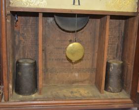 George Mitchell Pillar & Scroll Shelf Clock