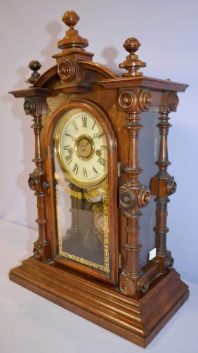 Seth Thomas W.W. Pillar & Scroll Clock
