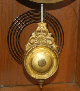 Oak New Haven “Camden C” Hanging Kitchen Clock