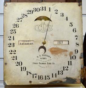 Antique Ithaca #4 Hanging Office Clock