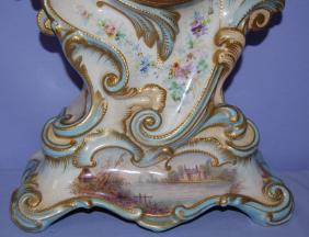French Porcelain Figural Cherub Clock