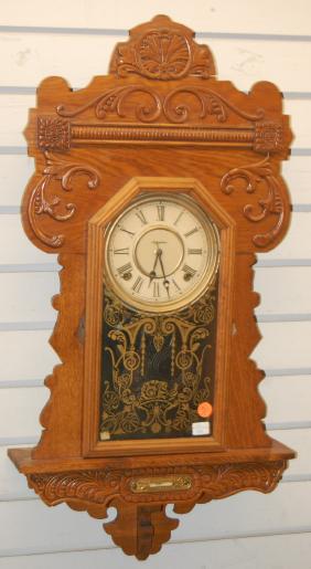 Ingraham Hanging Kitchen Clock With Level