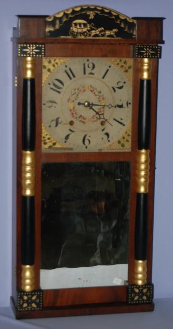 E. & G.W. Bartholomew Wood Works Shelf Clock