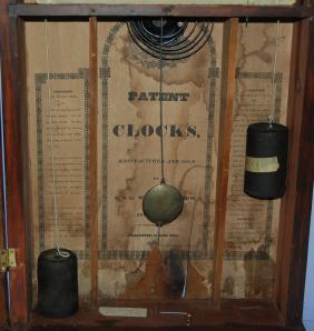 E. & G.W. Bartholomew Wood Works Shelf Clock