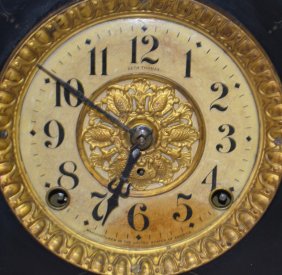 Seth Thomas Enamel/Adamantine Mantel Clock