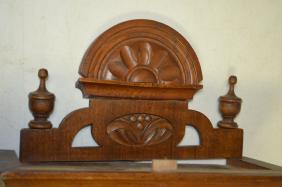 German Art Deco Closed Well Swinger Clock