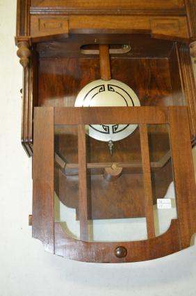 German Art Deco Closed Well Swinger Clock